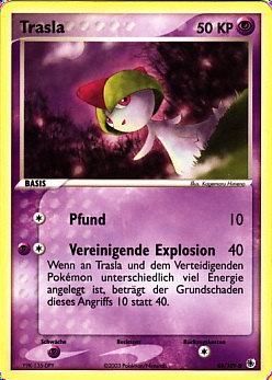Trasla 68 — EX Ruby & Sapphire (German Pokémon TCG card)