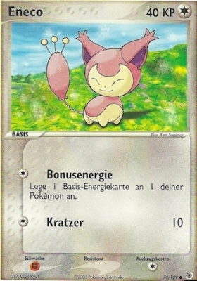 Eneco 70 — EX Ruby & Sapphire (German Pokémon TCG card)