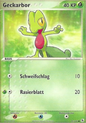 Geckarbor 76 — EX Ruby & Sapphire (German Pokémon TCG card)