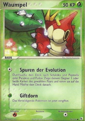 Waumpel 78 — EX Ruby & Sapphire (German Pokémon TCG card)