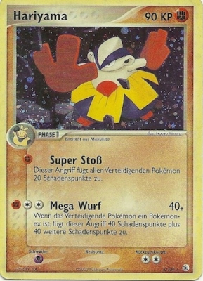 Hariyama 8 — EX Ruby & Sapphire (German Pokémon TCG card)