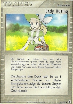 Lady Outing 83 — EX Ruby & Sapphire (German Pokémon TCG card)