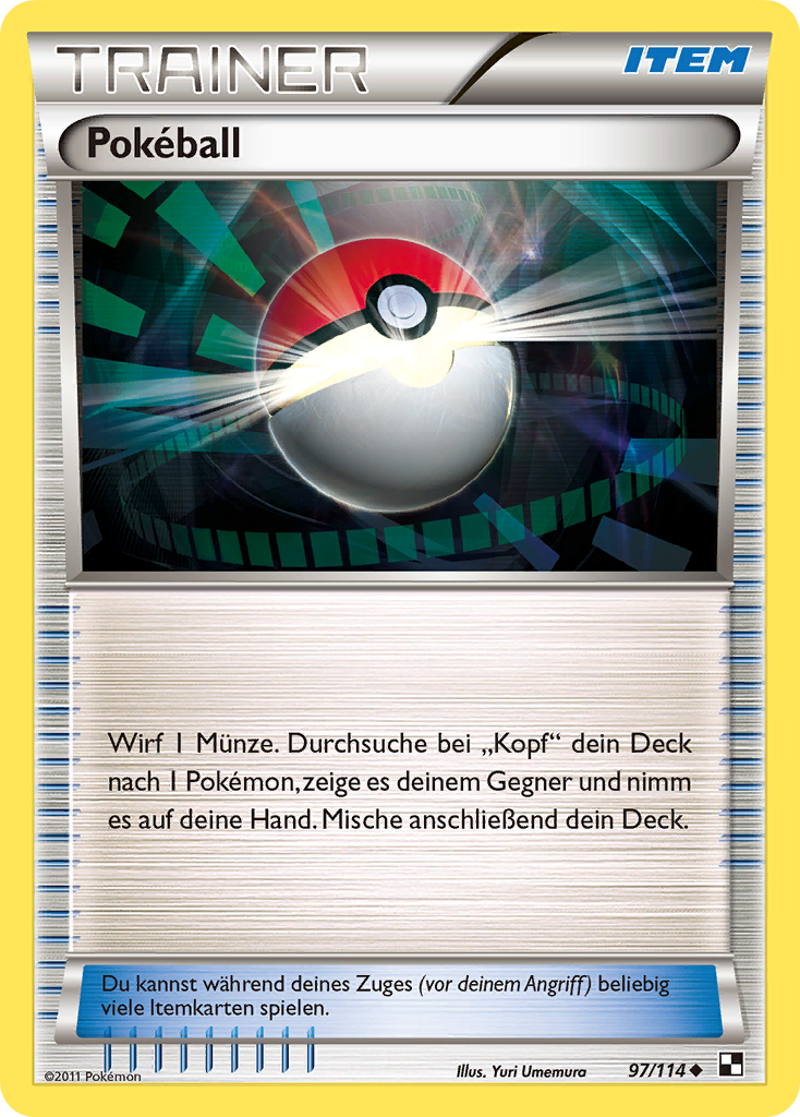 Poké Ball 86 — EX Ruby & Sapphire (German Pokémon TCG card)