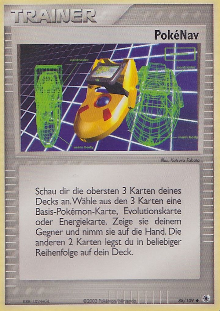PokéNav 88 — EX Ruby & Sapphire (German Pokémon TCG card)