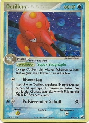 Octillery 10 — EX Unseen Forces (German Pokémon TCG card)