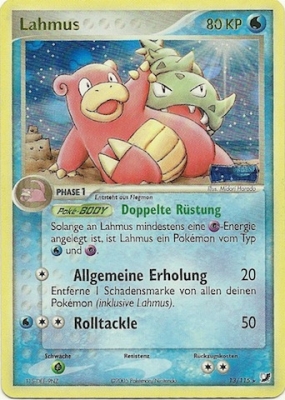 Lahmus 13 — EX Unseen Forces (German Pokémon TCG card)