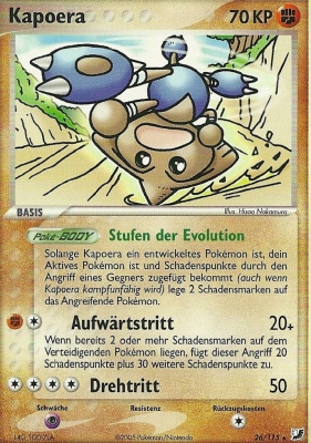 Kapoera 26 — EX Unseen Forces (German Pokémon TCG card)
