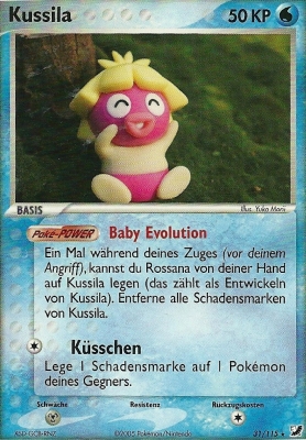 Kussilla 31 — EX Unseen Forces (German Pokémon TCG card)