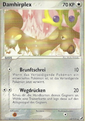Damhirplex 32 — EX Unseen Forces (German Pokémon TCG card)