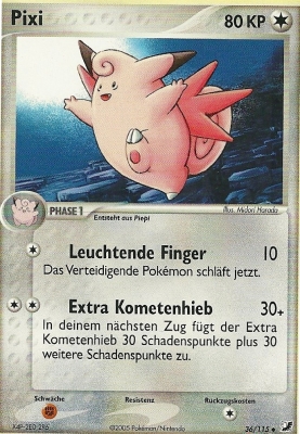 Pixi 36 — EX Unseen Forces (German Pokémon TCG card)