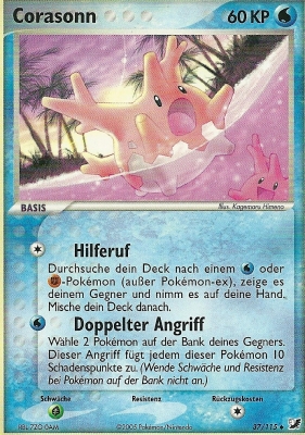 Corasonn 37 — EX Unseen Forces (German Pokémon TCG card)