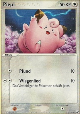 Piepi 53 — EX Unseen Forces (German Pokémon TCG card)