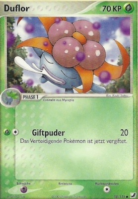 Duflor 58 — EX Unseen Forces (German Pokémon TCG card)