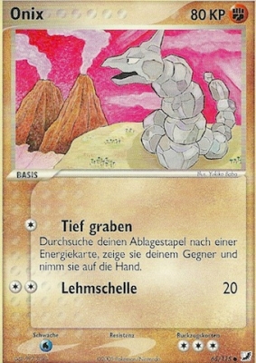 Onix 65 — EX Unseen Forces (German Pokémon TCG card)