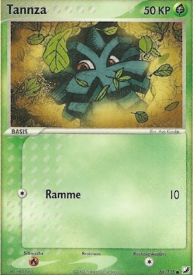 Tannza 66 — EX Unseen Forces (German Pokémon TCG card)