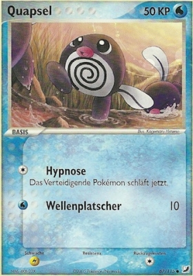Quapsel 67 — EX Unseen Forces (German Pokémon TCG card)
