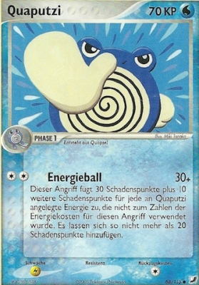 Quaputzi 68 — EX Unseen Forces (German Pokémon TCG card)