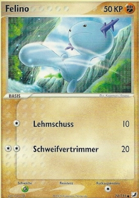 Felino 79 — EX Unseen Forces (German Pokémon TCG card)