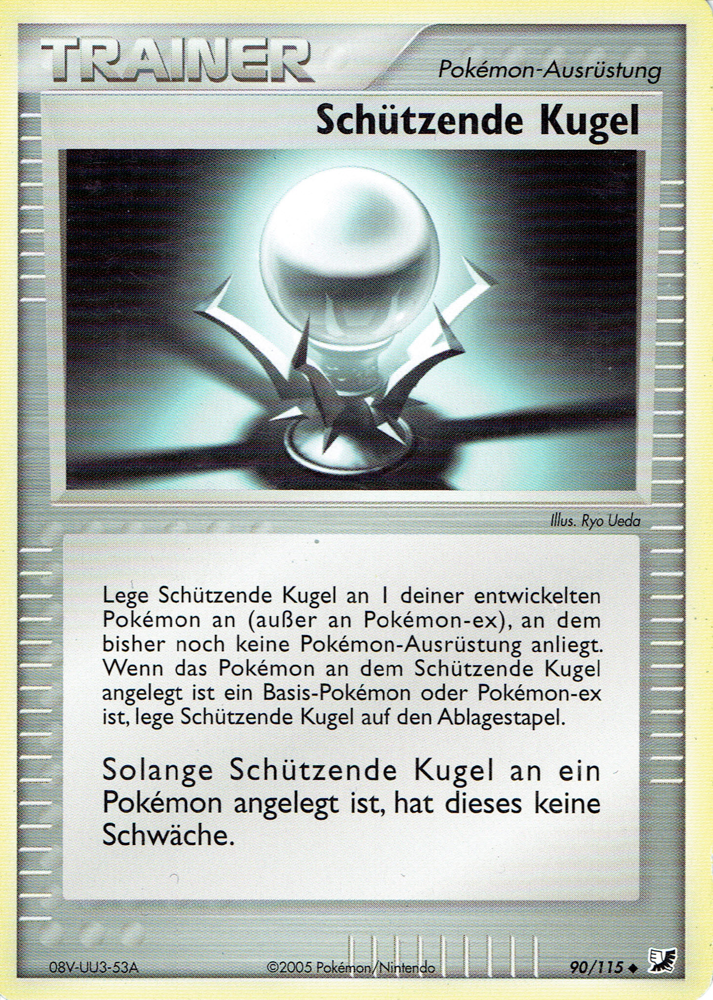 Schützende Kugel 90 — EX Unseen Forces (German Pokémon TCG card)