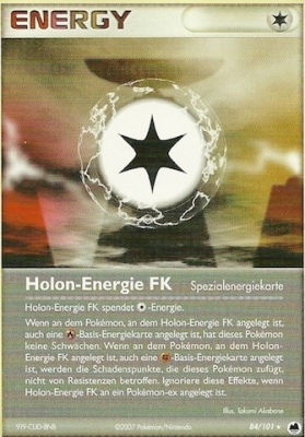Holon-Energie FK 104 — EX Delta Species (German Pokémon TCG card)