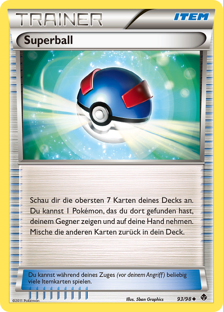 Superball 90 — EX Delta Species (German Pokémon TCG card)
