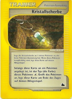 Kristallscherbe 76 — EX Crystal Guardians (German Pokémon TCG card)