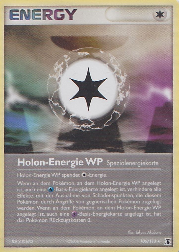 Holon-Energie WP 86 — EX Dragon Frontiers (German Pokémon TCG card)