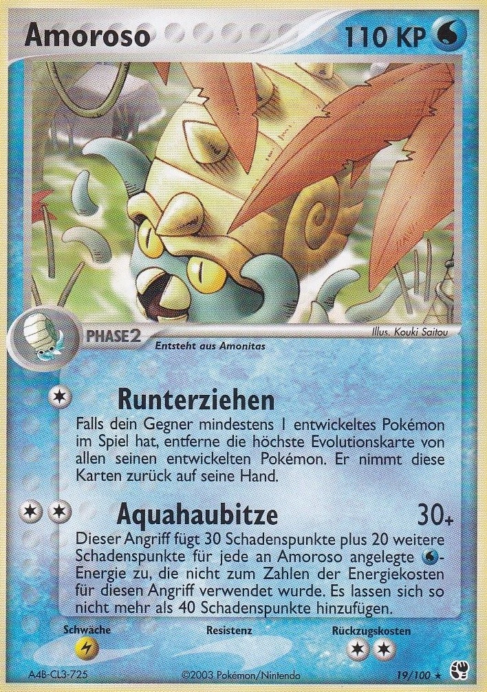 Amoroso 20 — EX Power Keepers (German Pokémon TCG card)