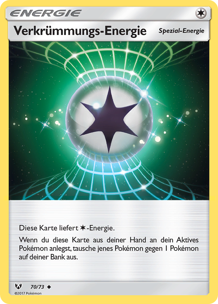 Verkrümmungs-Energie 91 — EX Power Keepers (German Pokémon TCG card)