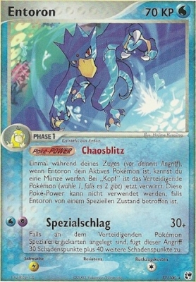 Entoron 17 — EX Sandstorm (German Pokémon TCG card)
