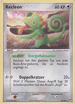 Kecleon 18 — EX Sandstorm (German Pokémon TCG card)