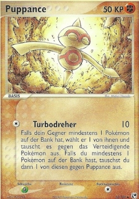 Puppance 32 — EX Sandstorm (German Pokémon TCG card)