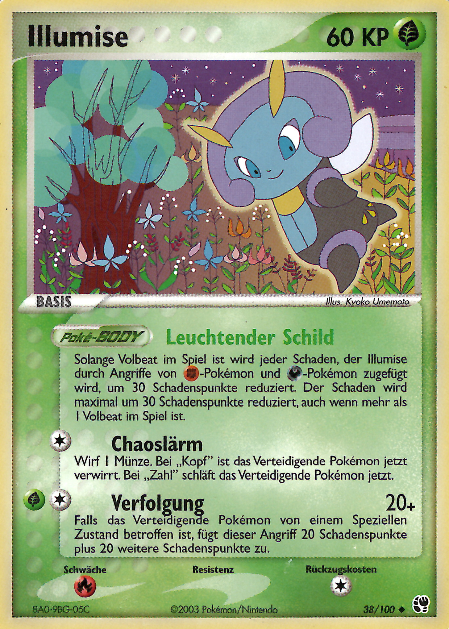 Illumise 38 — EX Sandstorm (German Pokémon TCG card)