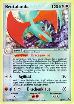 Brutalanda 10 — EX Dragon (German Pokémon TCG card)