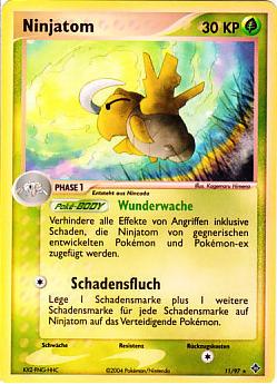 Ninjatom 11 — EX Dragon (German Pokémon TCG card)