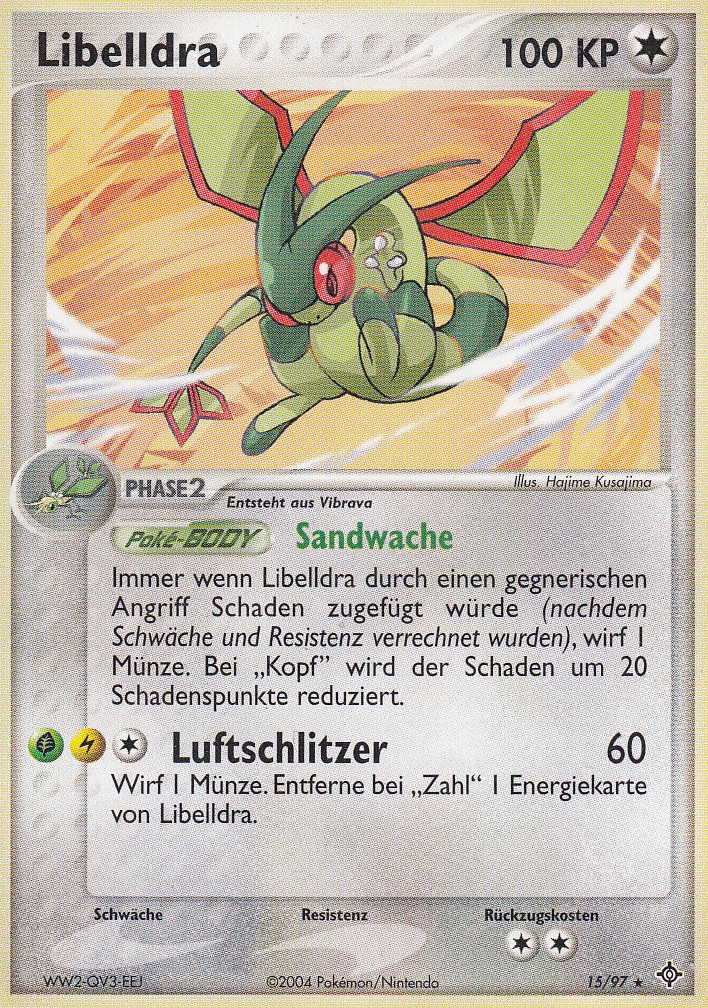 Libelldra 15 — EX Dragon (German Pokémon TCG card)