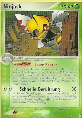 Ninjask 18 — EX Dragon (German Pokémon TCG card)