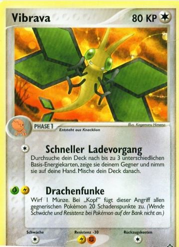 Vibrava 22 — EX Dragon (German Pokémon TCG card)
