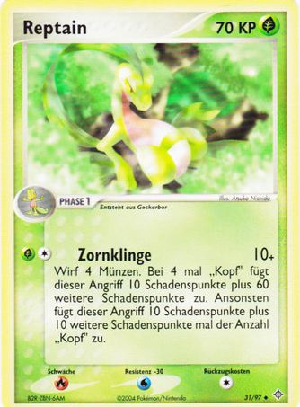 Reptain 31 — EX Dragon (German Pokémon TCG card)