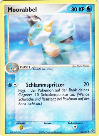 Moorabbel 36 — EX Dragon (German Pokémon TCG card)