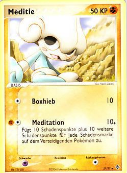 Meditie 37 — EX Dragon (German Pokémon TCG card)