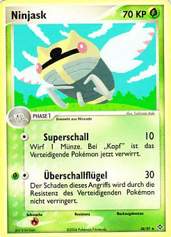 Ninjask 38 — EX Dragon (German Pokémon TCG card)