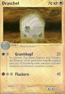 Draschel 42 — EX Dragon (German Pokémon TCG card)