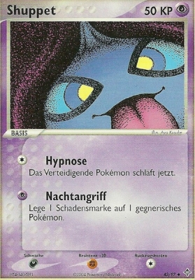 Shuppet 43 — EX Dragon (German Pokémon TCG card)