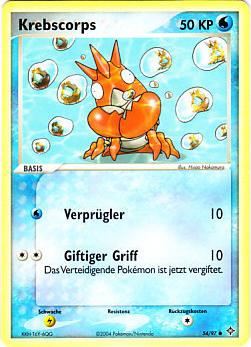 Krebscorps 54 — EX Dragon (German Pokémon TCG card)