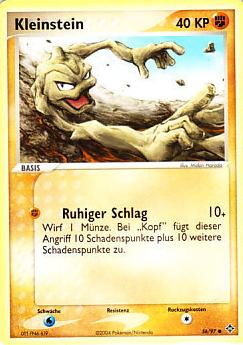 Kleinstein 56 — EX Dragon (German Pokémon TCG card)