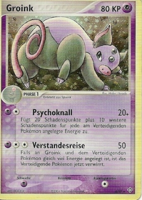 Groink 6 — EX Dragon (German Pokémon TCG card)
