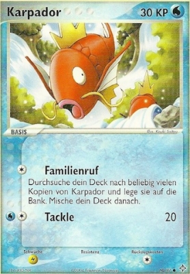 Karpador 60 — EX Dragon (German Pokémon TCG card)