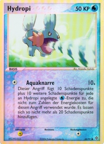 Hydropi 65 — EX Dragon (German Pokémon TCG card)