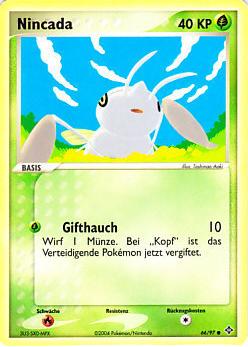 Nincada 66 — EX Dragon (German Pokémon TCG card)